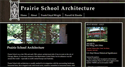 Desktop Screenshot of prairieschoolarchitecture.com